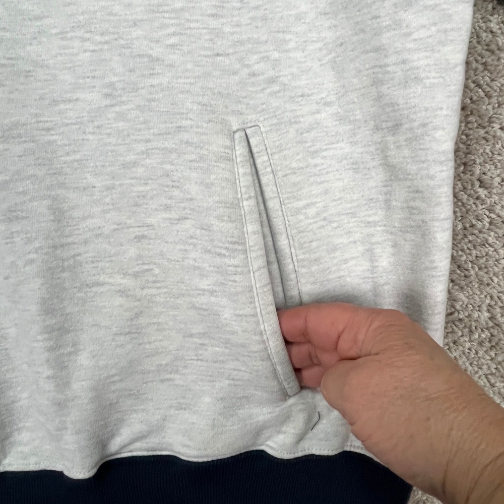 Atlanta Braves 47 Pullover Mens XL Blue Gray Colorblock Long Sleeve 1/4 Zip MLB - Picture 7 of 14
